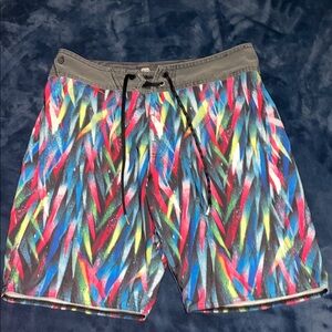 Volcom Multicolor Patterned Men's Swim Shorts